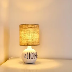 Lampes En Tissu-hofstein Lampe à poser Seon HOME Blanc, 1 lumière