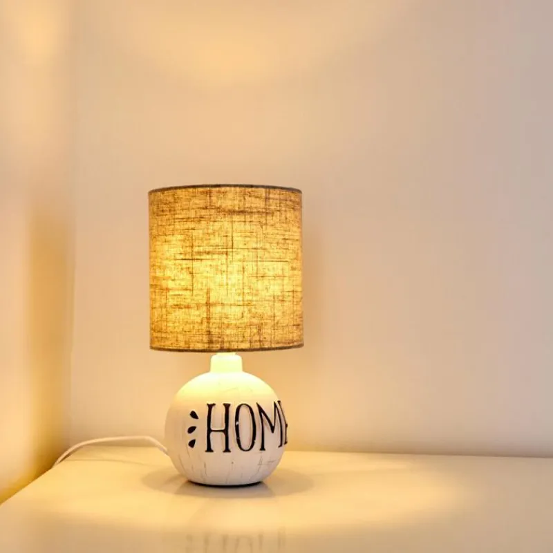 Lampes En Tissu-hofstein Lampe à poser Seon HOME Blanc, 1 lumière