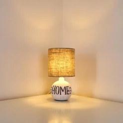 Lampes En Tissu-hofstein Lampe à poser Seon HOME Blanc, 1 lumière