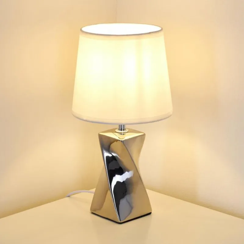 Lampes En Tissu-hofstein Lampe à poser Shenzhen Argenté, 1 lumière