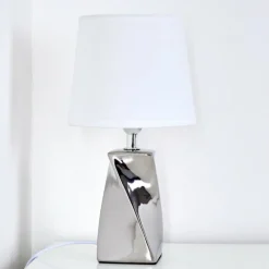 Lampes En Tissu-hofstein Lampe à poser Shenzhen Argenté, 1 lumière