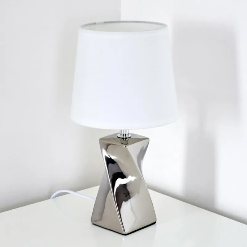 Lampes En Tissu-hofstein Lampe à poser Shenzhen Argenté, 1 lumière