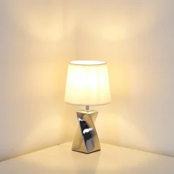 Lampes En Tissu-hofstein Lampe à poser Shenzhen Argenté, 1 lumière