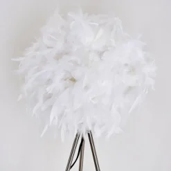 Lampes En Tissu-hofstein Lampe à poser Skaulo Nickel mat, 1 lumière