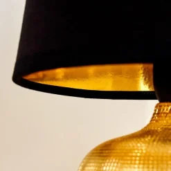 Lampes En Tissu-hofstein Lampe à poser Stampa Or, 1 lumière