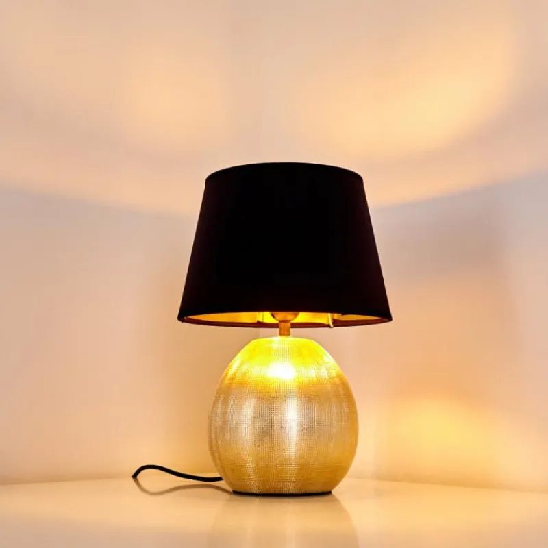 Lampes En Tissu-hofstein Lampe à poser Stampa Or, 1 lumière