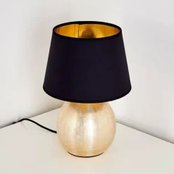 Lampes En Tissu-hofstein Lampe à poser Stampa Or, 1 lumière