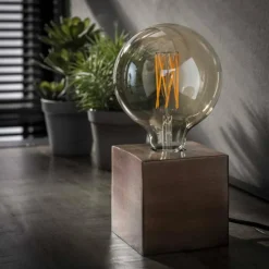 Lampes Vintages & Rétros-hofstein Lampe à poser STAPHORT Cuivre, 1 lumière