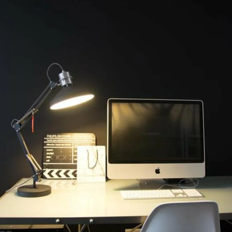 Lampes Industrielles-Luminaires Steinhauer Lampe à poser Steinhauer Zappa Noir, 1 lumière