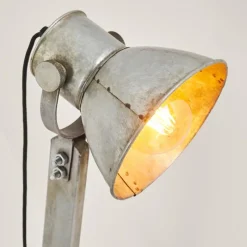 Lampes Industrielles-hofstein Lampe à poser Svanfolk Gris, Rouille, 1 lumière