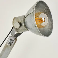 Lampes Industrielles-hofstein Lampe à poser Svanfolk Gris, Rouille, 1 lumière