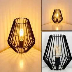 Luminaires Scandinaves-hofstein Lampe à poser Svensbyn Noir, 1 lumière