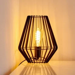 Luminaires Scandinaves-hofstein Lampe à poser Svensbyn Noir, 1 lumière