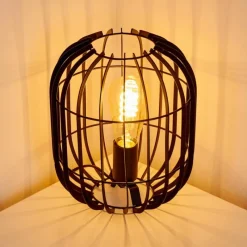 Lampes Vintages & Rétros-hofstein Lampe à poser Svensbyn Noir, 1 lumière