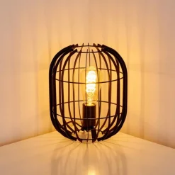 Lampes Vintages & Rétros-hofstein Lampe à poser Svensbyn Noir, 1 lumière