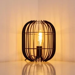 Lampes Vintages & Rétros-hofstein Lampe à poser Svensbyn Noir, 1 lumière