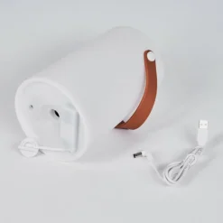 hofstein Lampe à poser Tacuala LED Brun, Blanc, 1 lumière, Changeur de couleurs