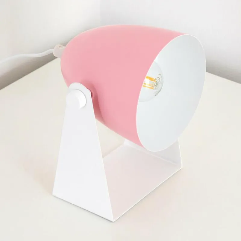 Luminaires Scandinaves-hofstein Lampe à poser Takeda Blanc, 1 lumière