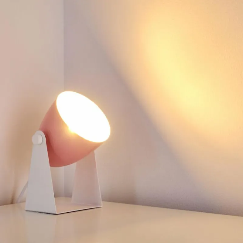 Luminaires Scandinaves-hofstein Lampe à poser Takeda Blanc, 1 lumière