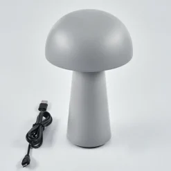 hofstein Lampe à poser Telve LED Gris, 1 lumière