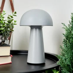 hofstein Lampe à poser Telve LED Gris, 1 lumière