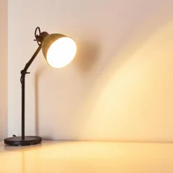 hofstein Lampe à poser Timola Noir, 1 lumière* Lampes À Poser