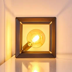 Lampes Vintages & Rétros-hofstein Lampe à poser Traryd Noir, 1 lumière