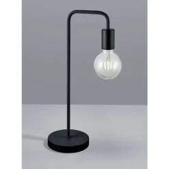 Luminaires Trio Lampe à poser Trio Leuchten DIALLO Noir, 1 lumière* Lampes À Poser