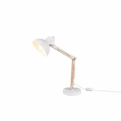 Luminaires Scandinaves-Luminaires Trio Lampe à poser Trio Leuchten KIMI Blanc, 1 lumière