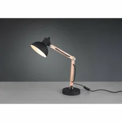 Luminaires Scandinaves-Luminaires Trio Lampe à poser Trio Leuchten KIMI Noir, 1 lumière