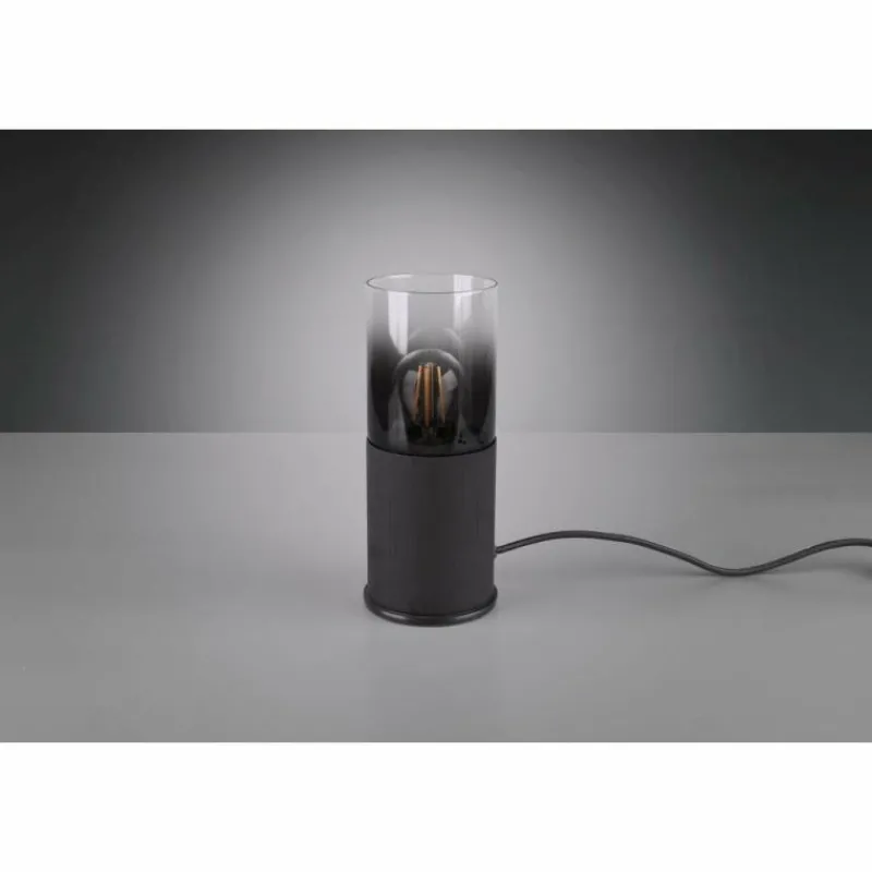 Luminaires Trio Lampe à poser Trio Leuchten ROBIN Noir, 1 lumière