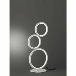 Luminaires Trio Lampe à poser Trio Leuchten RONDO LED Blanc, 1 lumière* Éclairage Led