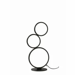Luminaires Trio Lampe à poser Trio Leuchten RONDO LED Noir, 1 lumière* Éclairage Led