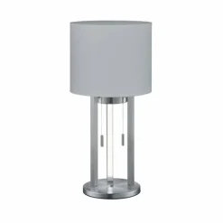 Lampes En Tissu-Luminaires Trio Lampe à poser Trio Leuchten TANDORI Nickel mat, 4 lumières