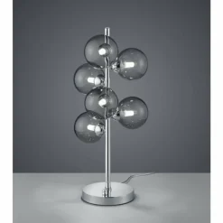 Luminaires Trio Lampe à poser Trio Leuchten ALICIA Chrome, 6 lumières