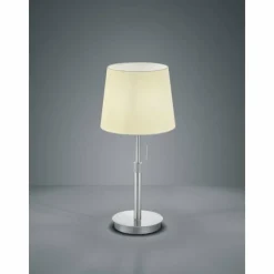 Luminaires Trio Lampe à poser Trio LYON Nickel mat, 1 lumière* Lampes À Poser