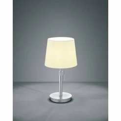 Luminaires Trio Lampe à poser Trio LYON Nickel mat, 1 lumière* Lampes À Poser