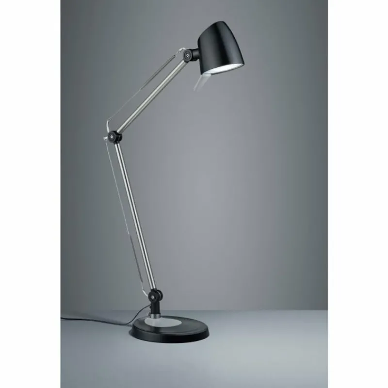 Lampes Industrielles-Luminaires Trio Lampe à poser Trio RADO LED Noir, 1 lumière