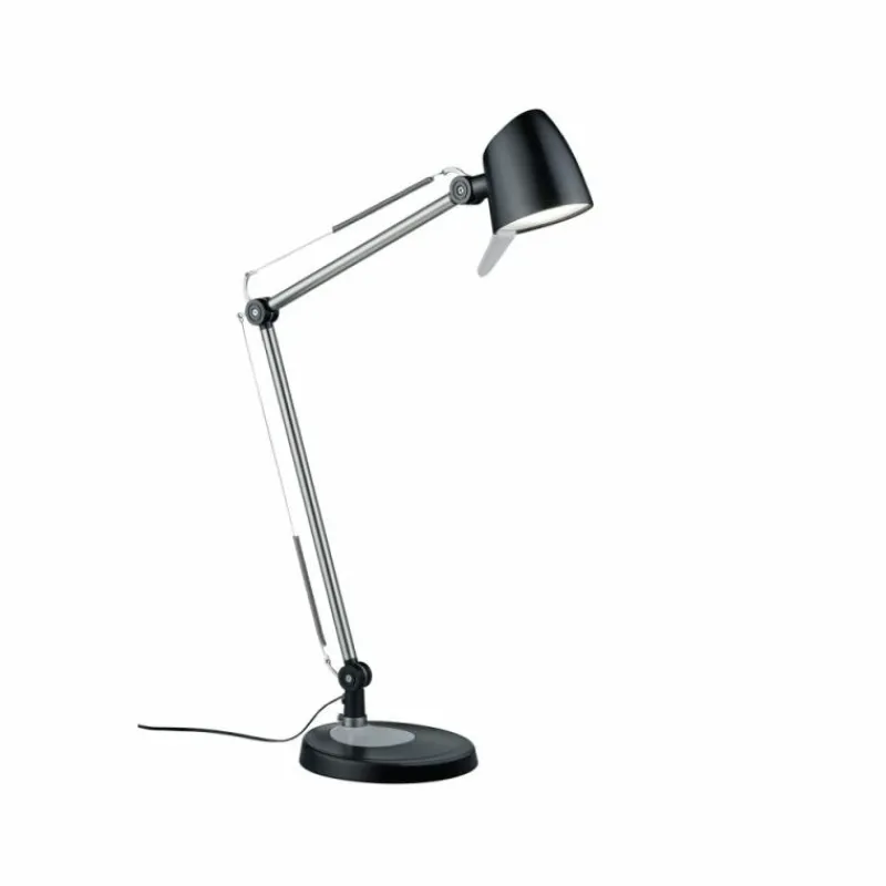 Lampes Industrielles-Luminaires Trio Lampe à poser Trio RADO LED Noir, 1 lumière