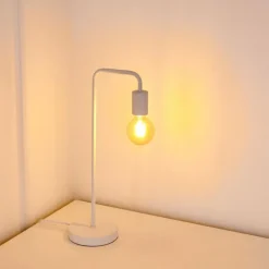 Lampes Industrielles-hofstein Lampe à poser Valcolla Blanc, 1 lumière