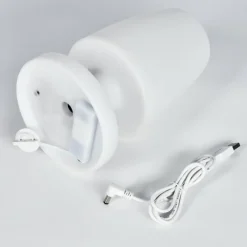 hofstein Lampe à poser Vallardo LED Blanc, 1 lumière