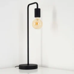 hofstein Lampe à poser Valocolla Noir, 1 lumière