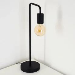 hofstein Lampe à poser Valocolla Noir, 1 lumière