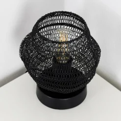 Lampes Vintages & Rétros-hofstein Lampe à poser Verpuppt Noir, 1 lumière