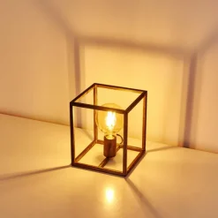 Lampes Industrielles-hofstein Lampe à poser Voordorp Gris, Argenté, 1 lumière