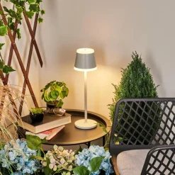 hofstein Lampe à poser Walt LED Gris, 1 lumière