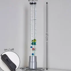 hofstein Lampe à poser Wanas LED Titane, 1 lumière* Éclairage Led