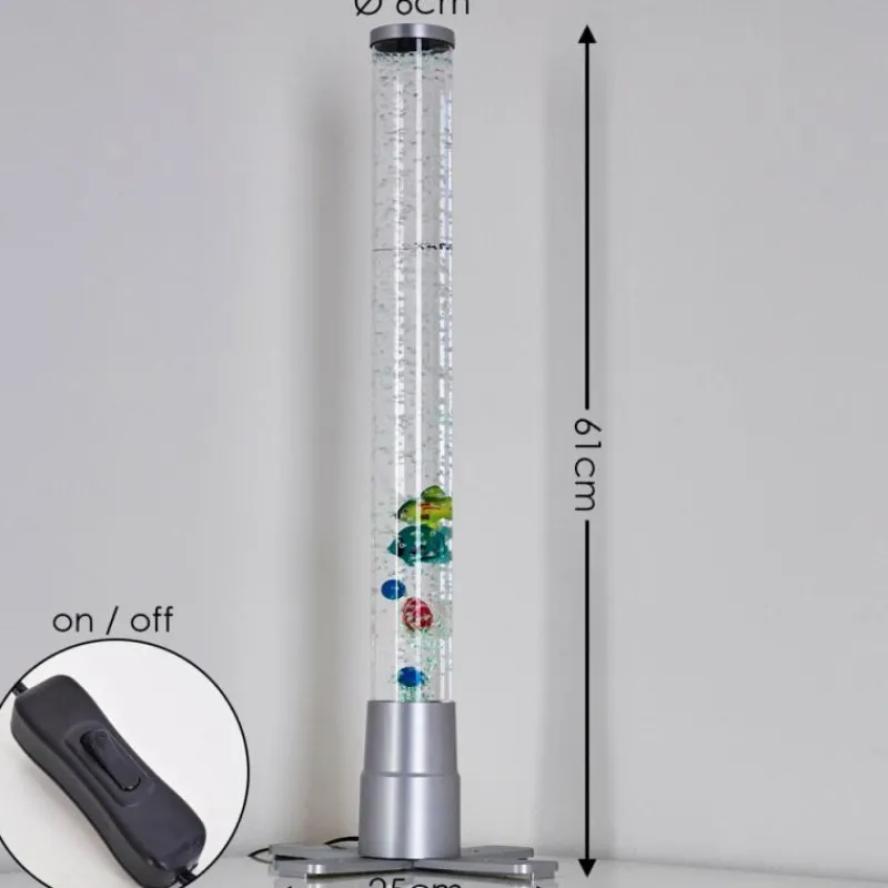 hofstein Lampe à poser Wanas LED Titane, 1 lumière* Éclairage Led