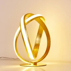 Lampes Dorées-hofstein Lampe à poser Woyens LED Or, 1 lumière