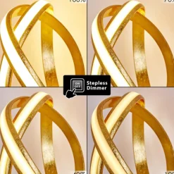 Lampes Dorées-hofstein Lampe à poser Woyens LED Or, 1 lumière